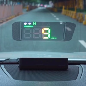 YD <span class=keywords><strong>2025</strong></span> phổ quát Xe Dẫn Đầu hiển thị Đồng hồ tốc độ HUD hiển thị kỹ thuật số lớn chỉ báo nhiệt độ nước 64 màu dễ dàng cài đặt - Product Image 4