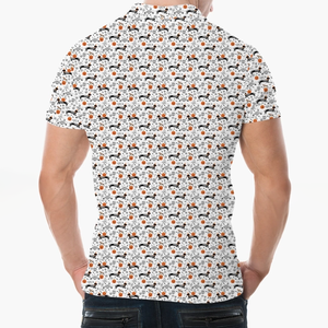 Polo en coton et polyester uni à manches courtes avec broderie personnalisée et imprimé, 200 g/m², pour hommes et femmes, polos de golf - Product Image 3