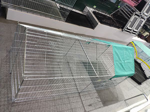 Büyük Metal tavuk <span class=keywords><strong>Run</strong></span> 3m * 8m yürüyüş kanadi için Poultly köpek tavşan - Product Image 4