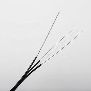 Cable de <span class=keywords><strong>Fibra</strong></span> Óptica de <span class=keywords><strong>1</strong></span> Núcleo G657A1 LSZH FTTH para Exteriores, Autoportante con Alambre de Acero, 1KM FPR 5*2MM - Product Image 5