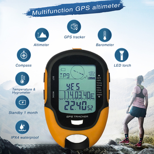 มัลติฟังก์ชั่น GPS เครื่องวัดระยะสูง บารอมิเตอร์ เข็มทิศดิจิตอล ไฟฉาย LED ไฮโกรมิเตอร์ เทอร์โมมิเตอร์ กันน้ำ กันกระแทก ชาร์จ USB การเอาชีวิตรอด - Product Image 3