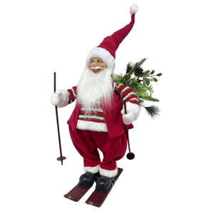 Décoration musicale de vacances en gros Ornements de Noël en vente à chaud Père Noël dansant animé avec guirlande et canne en bonbon - Product Image 5