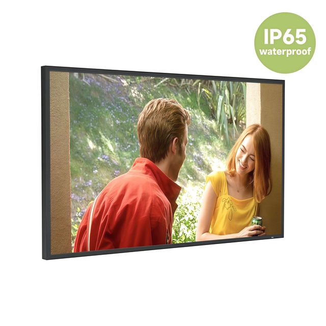 86 Inch Ultra HD Outdoor TV IP66 Waterproof 2000nits Sunlight Readable All-Weather Smart Television for Outdoor Home Cinema