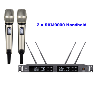 Sistema de Micrófono Inalámbrico UHF de 2 Canales ULXD24, Transmisor de Mano ULXD4 <span class=keywords><strong>Master</strong></span> SKM9000, 4 Antenas, Verdadera Diversidad - Product Image 2