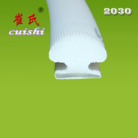 Tira de sellado Cuishi CS para armarios, puertas planas entrelazadas, de goma PU, insonorizante, ecológica, duradera, para cortar en armarios.