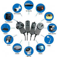 Adaptateur d'alimentation fiable pour appareil de beauté, prix d'usine, personnalisé, 12V 1A, 9V 1.5A, 24V 0.5A, prise EU US UK, 100V-240V