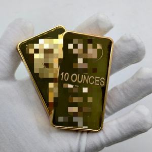 Pilier en cuivre de 10 oz avec numéro de série, type <span class=keywords><strong>lingot</strong></span>, pour artisanat métallique, souvenir en or spécial, style barre d'or, prix des lingots de cuivre de 10 OUNCES - Product Image 4