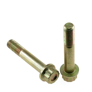 Vite a Flangia a Dodici Angoli in Acciaio al Carbonio, Zincata Gialla di Qualità Duplex, DIN 65438 M8*1.25, <span class=keywords><strong>Mezzo</strong></span> Filetto - Product Image 4