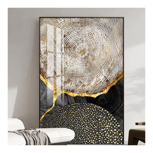 Quadro Decorativo Astratto di Lusso, Poster Artistico da Parete per Camera da Letto, Dipinto Decorativo in Cristallo e Porcellana - Product Image 1