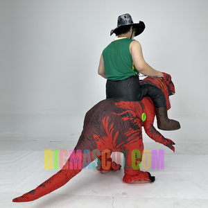 Costume de mascotte de dinosaure de Cosplay gonflable géant de polyester de déguisement drôle pour la fête de carnaval d'adultes, loyer, événements, publicité - Product Image 5