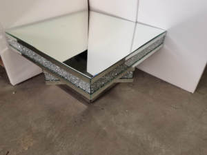 Hot Selling Modern Event <strong>Mirrored</strong> Square Rectangle <strong>Coffee</strong> <strong>Table</strong> Center <strong>Table</strong> for Living Room Furniture - Product Image 6