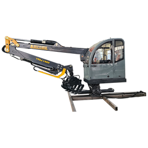 Stationaire hydraulische houtgreep met cabine voor bosbouwmachines, houtkraan en houtmanipulator - Product Image 3