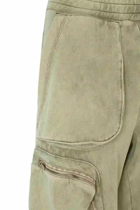 กางเกงคาร์โก้แฟชั่นขากว้างมีซิป - Product Image 4