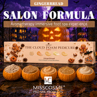 5-in-1 Kürbis-Pediküre-Set Aromatherapie Fußpflege-Set Saisonales Feiertags-Halloween-Pediküre-System OEM ODM für Nagelstudio-Bedarf