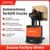 Chariot élévateur automatique Reeman Rhion 1500 kg avec navigation laser pour l'automatisation logistique des palettes Euro