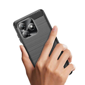 Coque de téléphone en TPU antichoc en fibre de carbone pour Huawei Honor X5C - Product Image 6