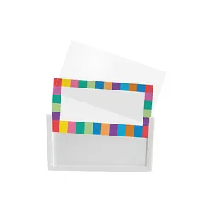 Clip-On Label Holders with Labels Keep Classroom Materials Organized and Clearly Labeled Durable Reusable Easily Attaches to Bin