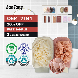 <span class=keywords><strong>Gant</strong></span> <span class=keywords><strong>de</strong></span> bain double face Loofah Éponge <span class=keywords><strong>de</strong></span> bain en <span class=keywords><strong>maille</strong></span> Pouf <span class=keywords><strong>de</strong></span> douche Boule <span class=keywords><strong>de</strong></span> bain Éponge Gants exfoliants - Product Image 1