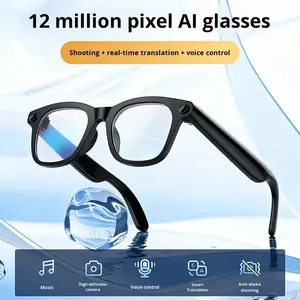 Traducción Inteligente con IA para Gafas, Grabación <span class=keywords><strong>de</strong></span> Fotos y Vídeos <span class=keywords><strong>de</strong></span> 1200W, Micrófono Dual con Reducción <span class=keywords><strong>de</strong></span> Ruido, Transmisión en Vivo - Product Image 4