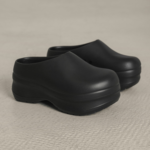Sepatu <span class=keywords><strong>Clog</strong></span> Wanita OEM Custom Logo <span class=keywords><strong>EVA</strong></span> dengan Sol Spons, Sepatu Platform Tinggi Berlubang, Sepatu Kerja Lembut untuk Perempuan - Product Image 3