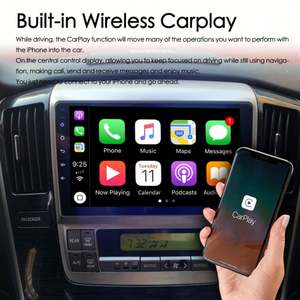 128GB <b>Android</b> 13 AI Voice Wireless CarPlay Car Radio for Toyota Alphard 2005 2006 Stereo GPS Navigation Multimedia Video Player - Product Image 4