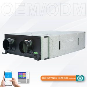 Système de ventilation ERV à faible bruit avec isolation EPP, récupération de chaleur et contrôle intelligent par capteur pour chambre à coucher - Product Image 1