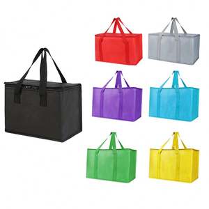 Sac isotherme de grande taille personnalisé de haute qualité KAISEN, sac de courses réutilisable en non-tissé, sac isotherme pour le déjeuner - Product Image 1