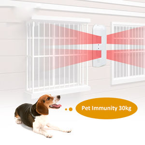 ABS 室外/室内使用有线双红外运动传感器，防宠物，CE 认证，带 70db 蜂鸣器警报，24M 检测距离 - Product Image 4