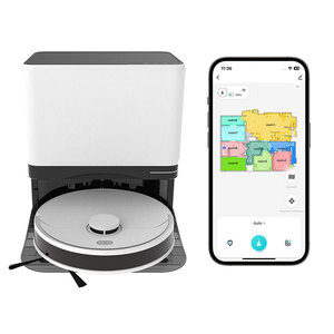 หุ่นยนต์ดูดฝุ่น KOEN KNX20Pro แบบดูดฝุ่นและถูพื้นอัตโนมัติ พร้อมระบบทำความสะอาดตัวเอง แบตเตอรี่ 5200mah สำหรับพื้นเปียกและแห้ง - Product Image 2