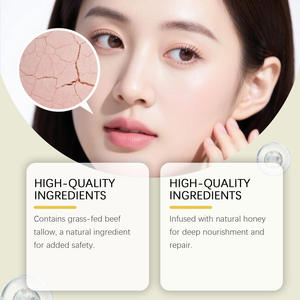 Crema nutritiva de sebo para la piel, de doble uso facial y corporal, hidratante, suave y delicada. - Product Image 3