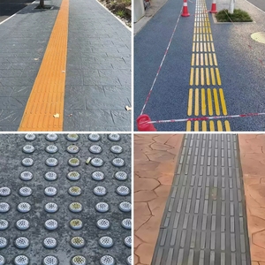 Baldosas Táctiles Antideslizantes para Caminos y Aceras, Estampados de Cemento y Concreto - Product Image 2