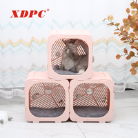 XDPC niche multifonctionnelle lit pour chat maison pliante pour chat pour jouet pour animaux de compagnie