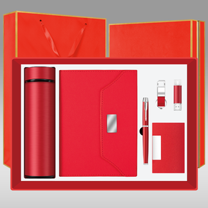 Coffrets cadeaux innovants pour la fête des pères/le Nouvel An : carnets <span class=keywords><strong>d</strong></span>'affaires, stylos, mugs isothermes avec porte-cartes <span class=keywords><strong>de</strong></span> visite/clé USB et porte-clés - Product Image 2