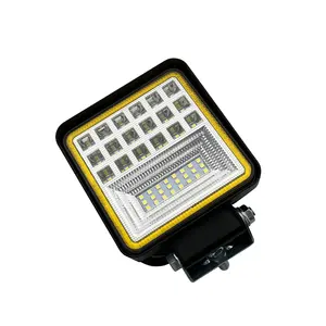 4.6inch Truck Engineering Vehicle Offroad 126w Auto Lamp 4x4 12v Led Driving Work Light with Angel Eye