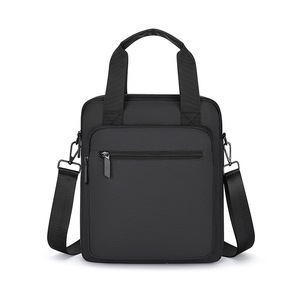 Maletín de Negocios Impermeable de Nailon para Portátil, Bolso Cruzado Casual Vintage para Hombre, Maletín de Cuero PU Suave de Gran Capacidad - Product Image 2