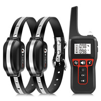 Wasserdichtes Multi-Dog-System Einstellbare Stoßdämpfer stufen Sicheres Hunde trainings halsband für 2 Hunde