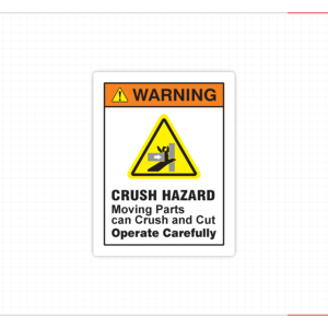 Temperature Sensitive Area Warning <b>Sticker</b> for Metal Fabrication Workshops Heat Treatment Plants and Production Lines - Product Image 2