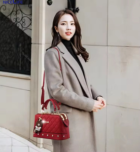 حقيبة يد نسائية جديدة كورية بسعة كبيرة حقيبة شبكية واحدة مخصصة سادة حقيبة يد نسائية 8 ألوان - Product Image 6