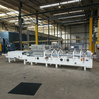 Machine d'emballage automatique de boîtes en carton avec moteur PLC et colle froide pour applications alimentaires et chimiques, fabriquée en Chine
