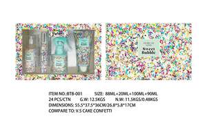 Ensemble de parfums pour femmes 4 en 1, gel douche et lotion en spray, vente en gros - Product Image 3