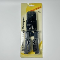 Outil de test de câble réseau manuel RJ11/RJ12/RJ45 pour câbles 8p/6p avec testeur, en acier, pour bricolage, métrique, OEM, de type usine