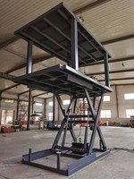 Plateforme élévatrice à ciseaux fixe hydraulique 20T pour charges lourdes, système de levage personnalisé, vente chaude