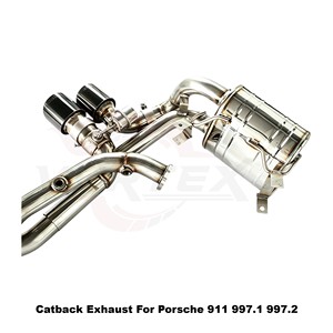 Escape Deportivo Vortex con Válvula de Sonido de Acero Inoxidable para Porsche 911 997.1 997.2 2005-2012 Configuración Personalizada - Product Image 5