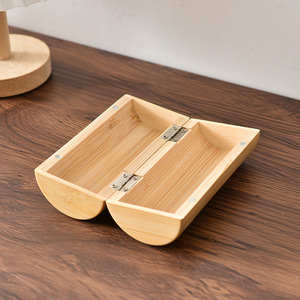 Caja de almacenamiento de té de bambú, redonda, ecológica, para regalo, para té suelto, uso general - Product Image 3