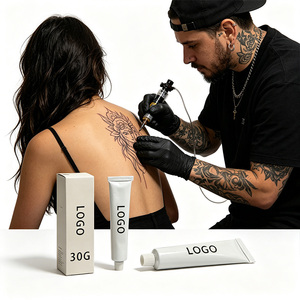 Crema Suave de Alto Rendimiento para Tatuajes, Tamaños Compactos y Grandes, Pesos Surtidos, Bálsamo Personalizable con Logotipo para el Cuidado Posterior del Tatuaje para Uso Global - Product Image 4