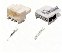 Connecteur de câblage automobile 20 broches 2-1718422-1 / 719021-3 avec contact en cuivre et boîtier en nylon, prise basse puissance pour borne de câblage de voiture