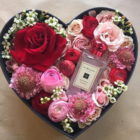 Einzigartiges Design Soja Tinte Valentinstag Blume Schokolade Geschenk box Muttertag Kreativer Brief Thanksgiving Bouquet Geschenk Mom Box