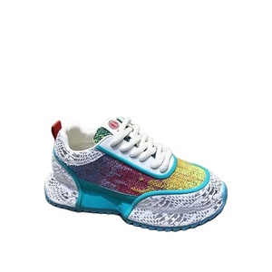 Nouvelles Chaussures de Sport Montantes en Cuir et Tissu, Tendance, pour Hommes et Femmes, Style Marche et Course, Baskets Décontractées - Product Image 1