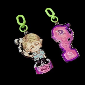 OEM ODM Charm de Acrílico Epoxi de Doble Cara de 4.7 cm con Personaje de Anime Mads Mikkelsen, 9 Diseños, Coleccionable para Fans - Product Image 5