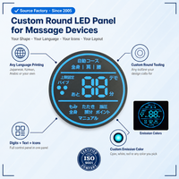Panel de Pantalla LED de 7 Segmentos Personalizado Profesional para Silla de Masajes, Módulo de Temporizador de Doble Dígito para Equipos de Bienestar